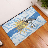 Custom Uruguay Rugby 2026 Rubber Doormat Sun Of May and Lapwing