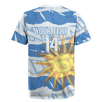 Custom Uruguay Rugby 2026 Rugby Jersey Sun Of May and Lapwing