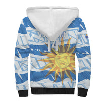 Custom Uruguay Rugby 2026 Sherpa Hoodie Sun Of May and Lapwing