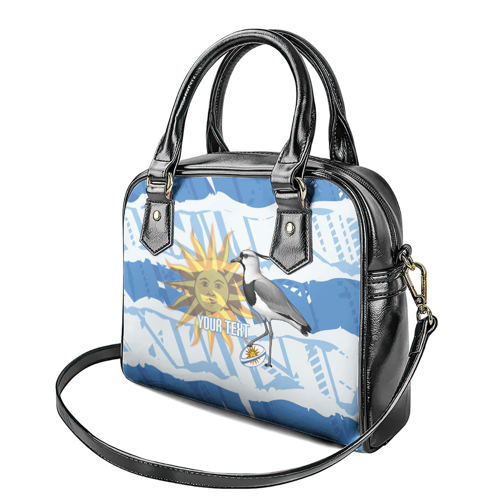 Custom Uruguay Rugby 2026 Shoulder Handbag Sun Of May and Lapwing