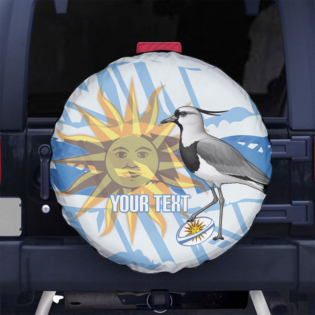 Custom Uruguay Rugby 2026 Spare Tire Cover Sun Of May and Lapwing