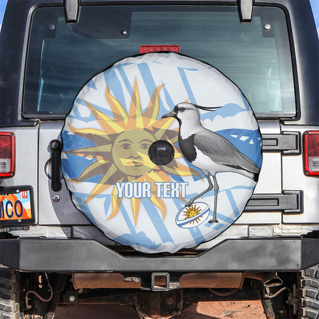 Custom Uruguay Rugby 2026 Spare Tire Cover Sun Of May and Lapwing
