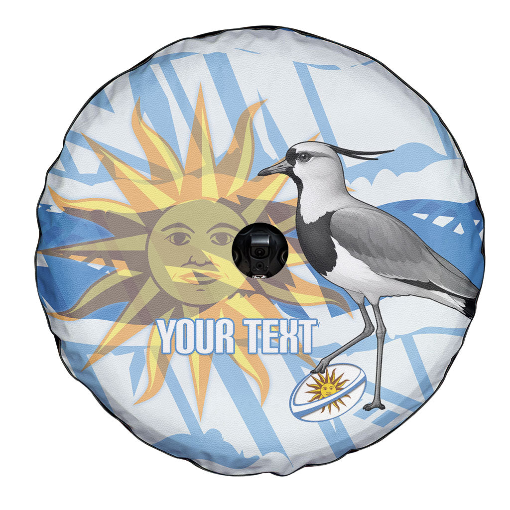 Custom Uruguay Rugby 2026 Spare Tire Cover Sun Of May and Lapwing
