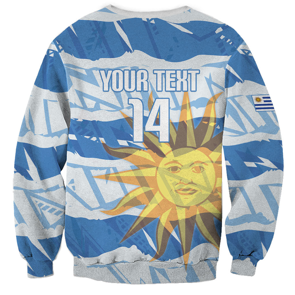 Custom Uruguay Rugby 2026 Sweatshirt Sun Of May and Lapwing