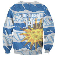 Custom Uruguay Rugby 2026 Sweatshirt Sun Of May and Lapwing