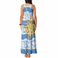 Custom Uruguay Rugby 2026 Tank Maxi Dress Sun Of May and Lapwing
