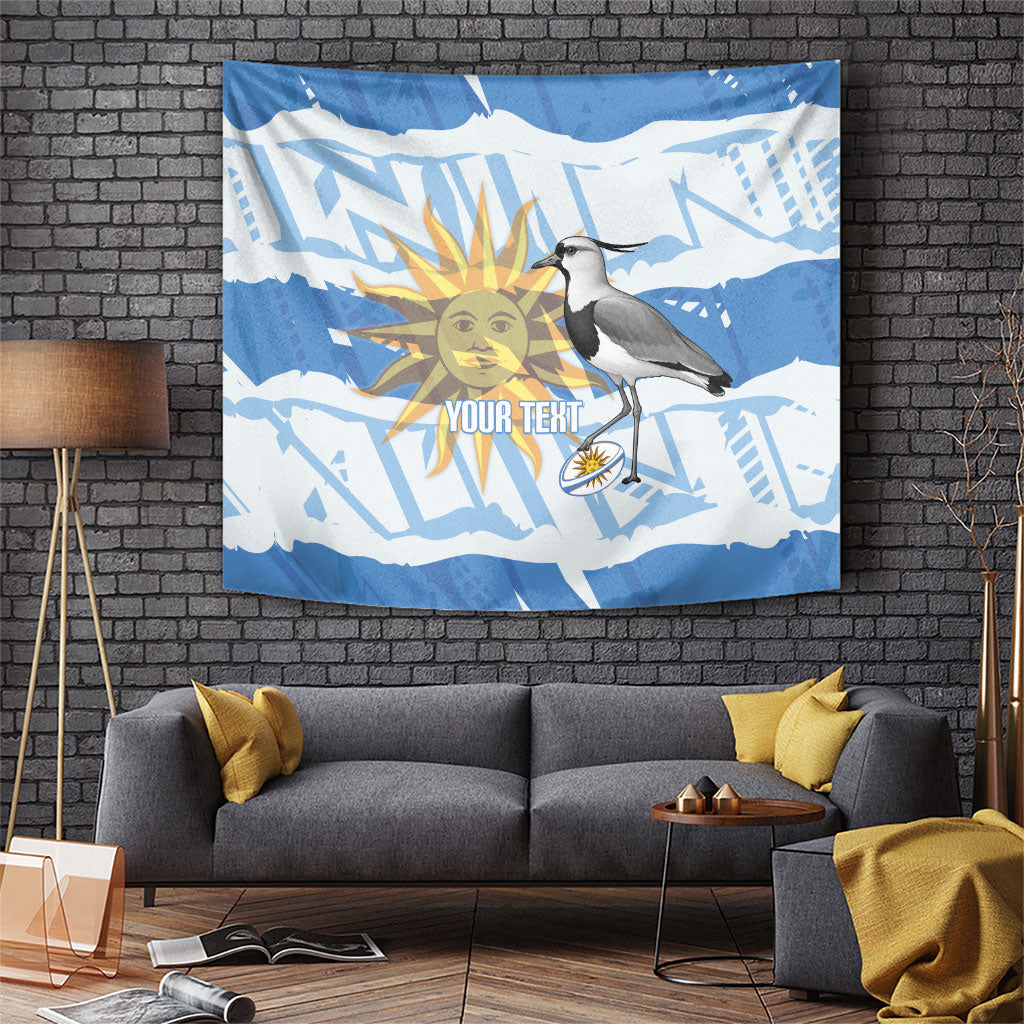 Custom Uruguay Rugby 2026 Tapestry Sun Of May and Lapwing