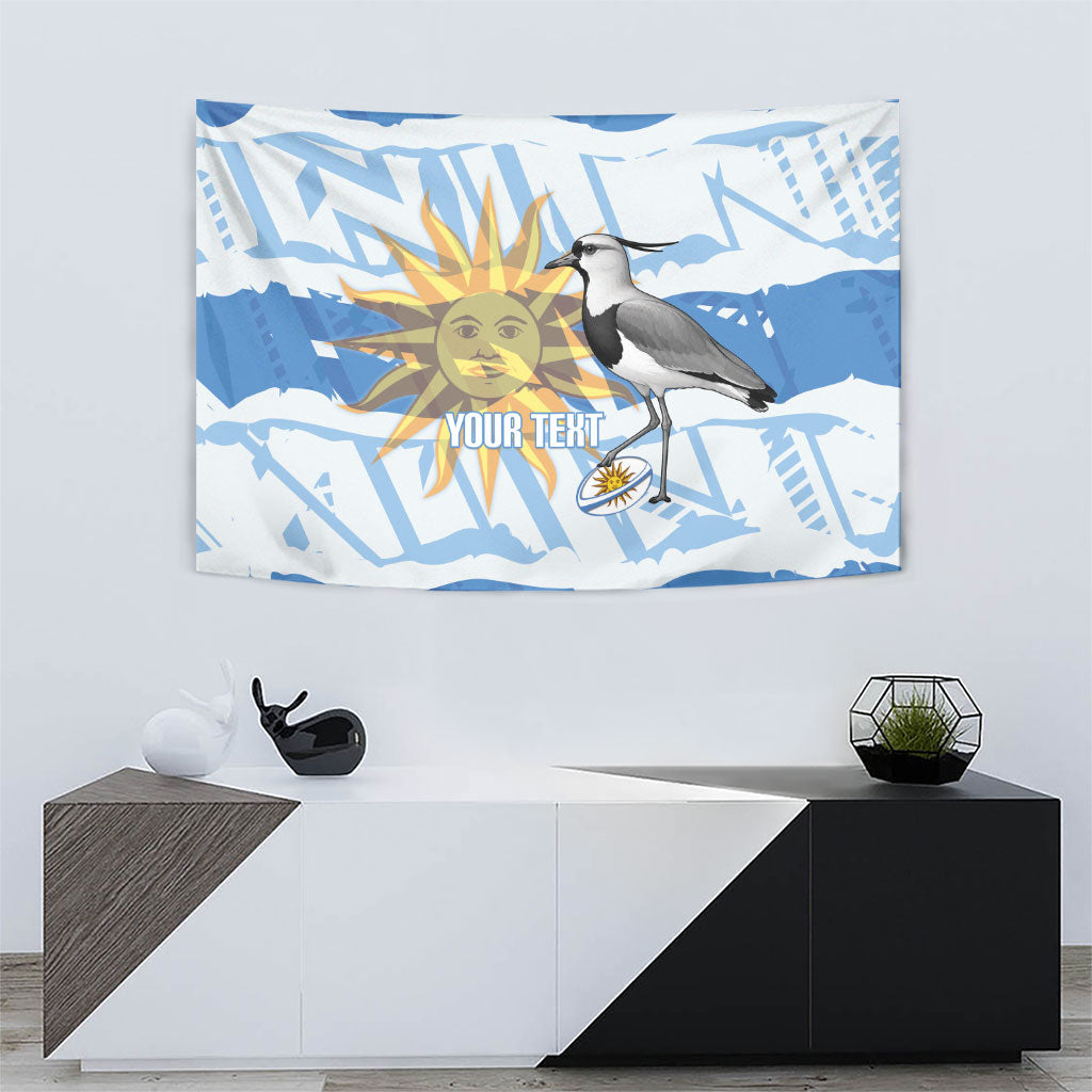 Custom Uruguay Rugby 2026 Tapestry Sun Of May and Lapwing