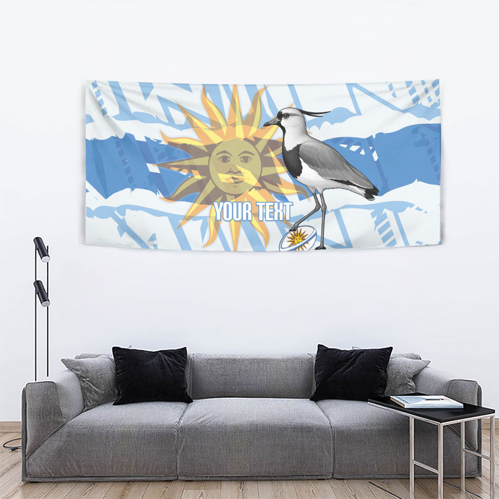 Custom Uruguay Rugby 2026 Tapestry Sun Of May and Lapwing