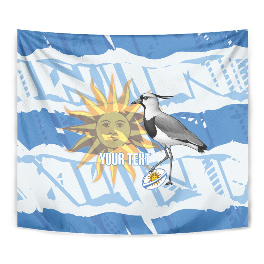 Custom Uruguay Rugby 2026 Tapestry Sun Of May and Lapwing