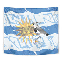Custom Uruguay Rugby 2026 Tapestry Sun Of May and Lapwing