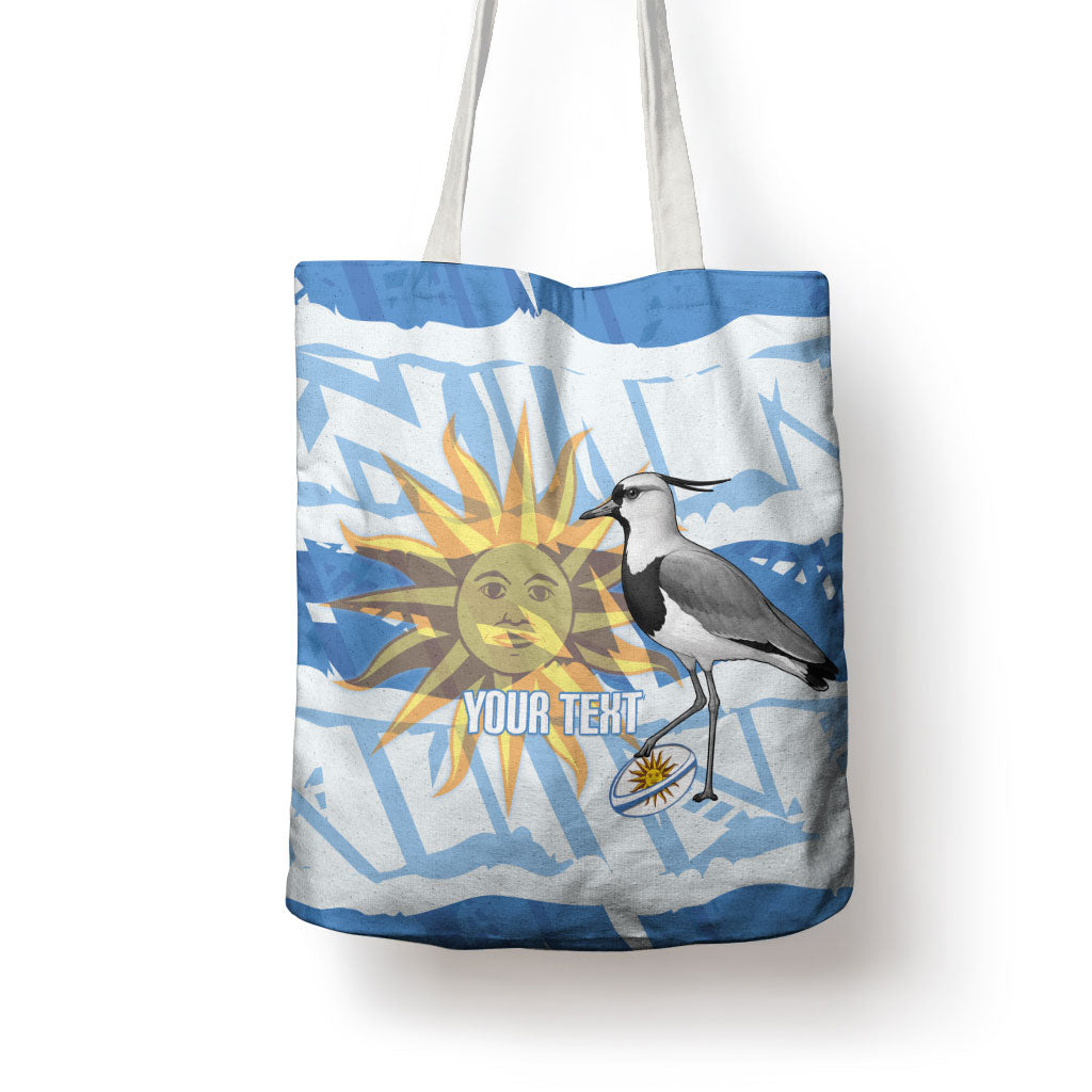 Custom Uruguay Rugby 2026 Tote Bag Sun Of May and Lapwing