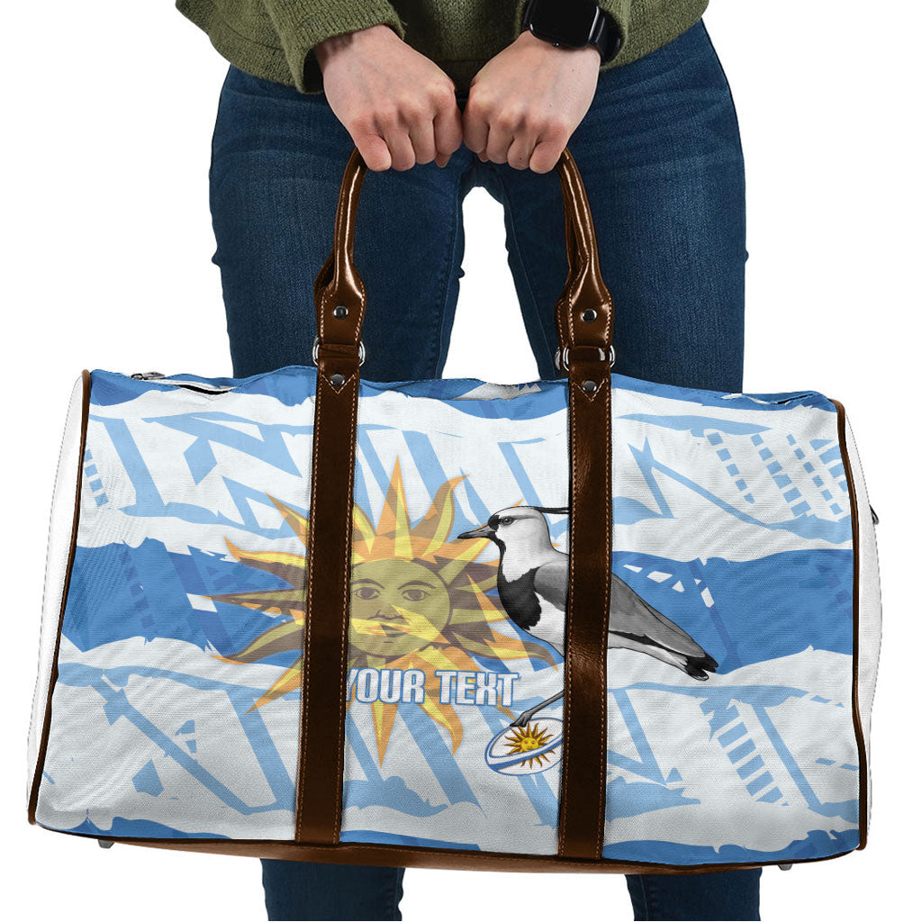 Custom Uruguay Rugby 2026 Travel Bag Sun Of May and Lapwing