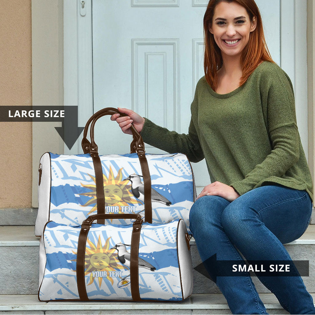 Custom Uruguay Rugby 2026 Travel Bag Sun Of May and Lapwing