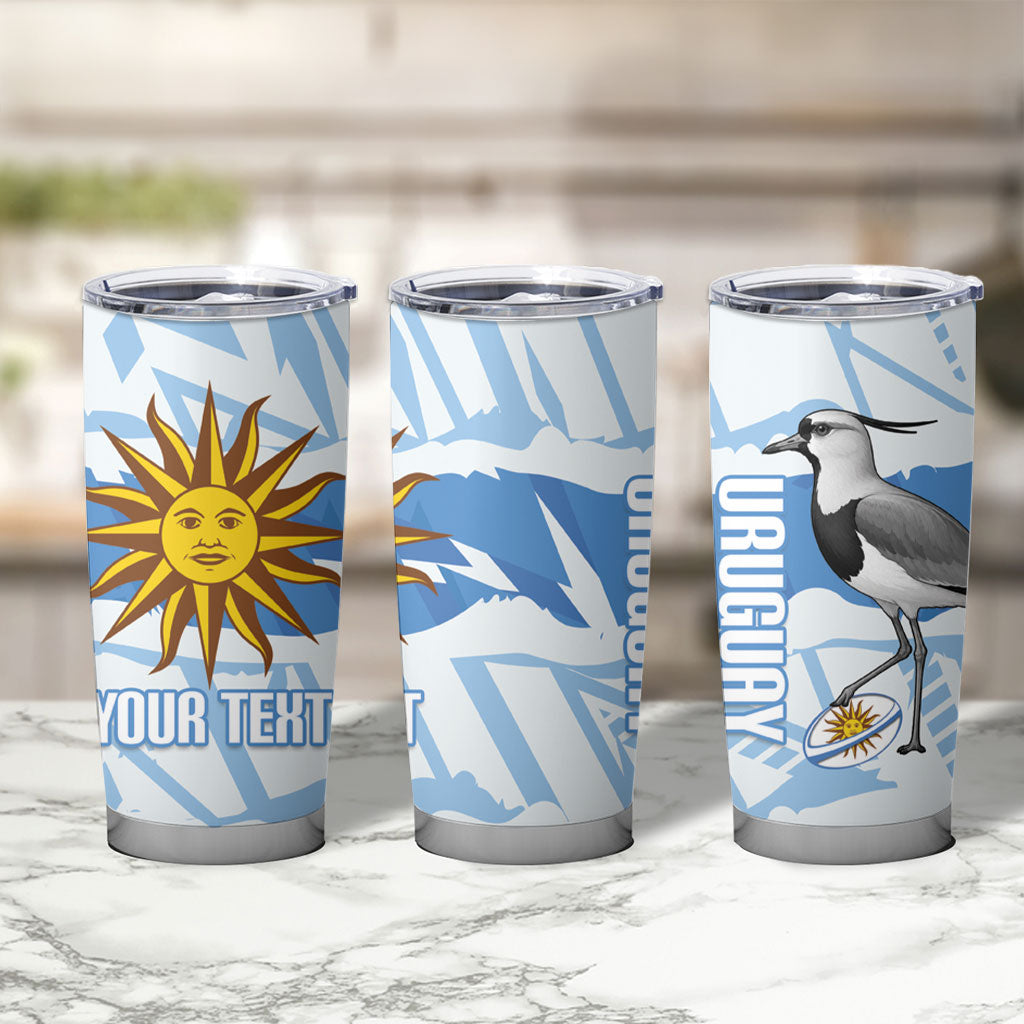 Custom Uruguay Rugby 2026 Tumbler Cup Sun Of May and Lapwing
