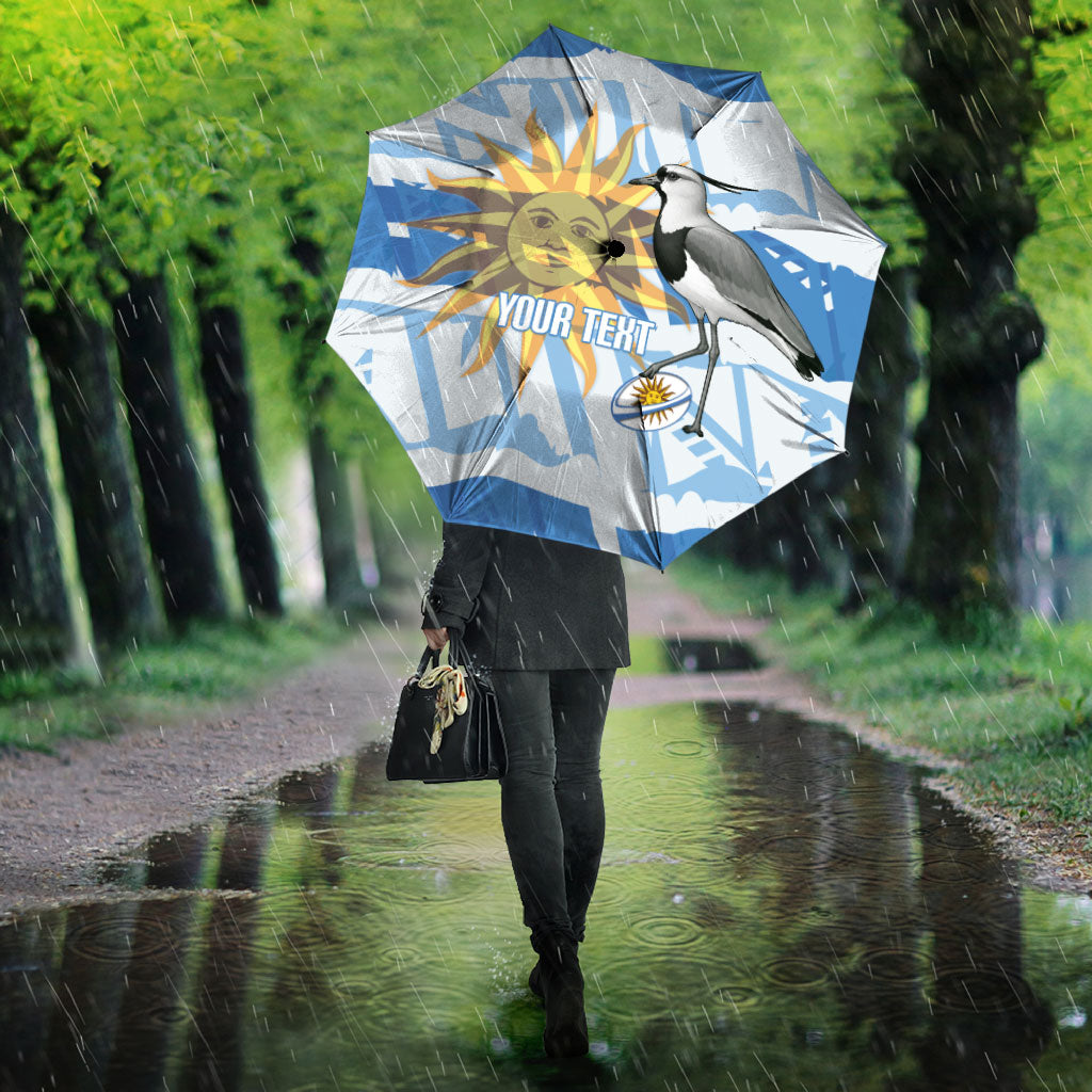 Custom Uruguay Rugby 2026 Umbrella Sun Of May and Lapwing