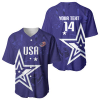 Custom United States Rugby 2026 Baseball Jersey Go USA Star Symbol
