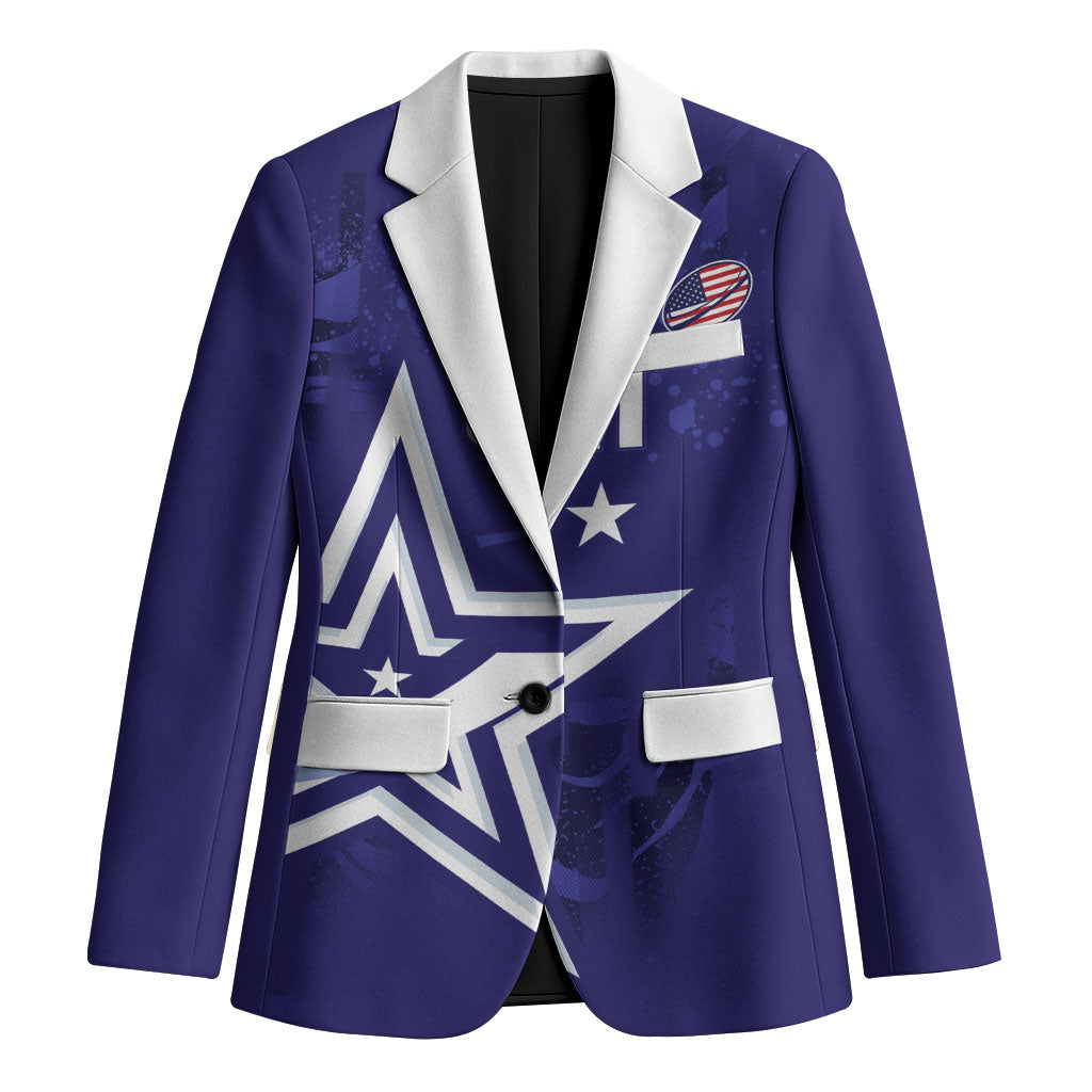 Custom United States Rugby 2026 Blazer Go USA Star Symbol