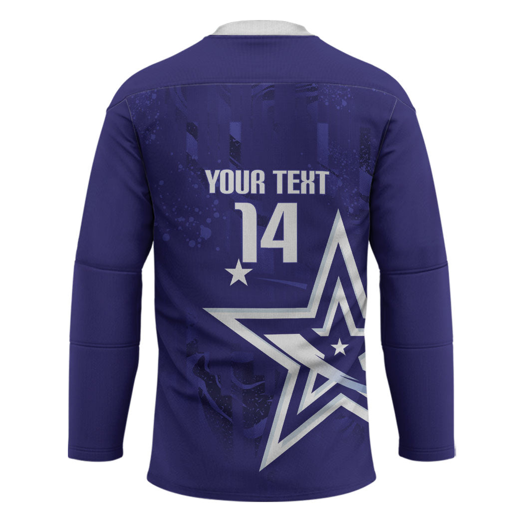 Custom United States Rugby 2026 Hockey Jersey Go USA Star Symbol