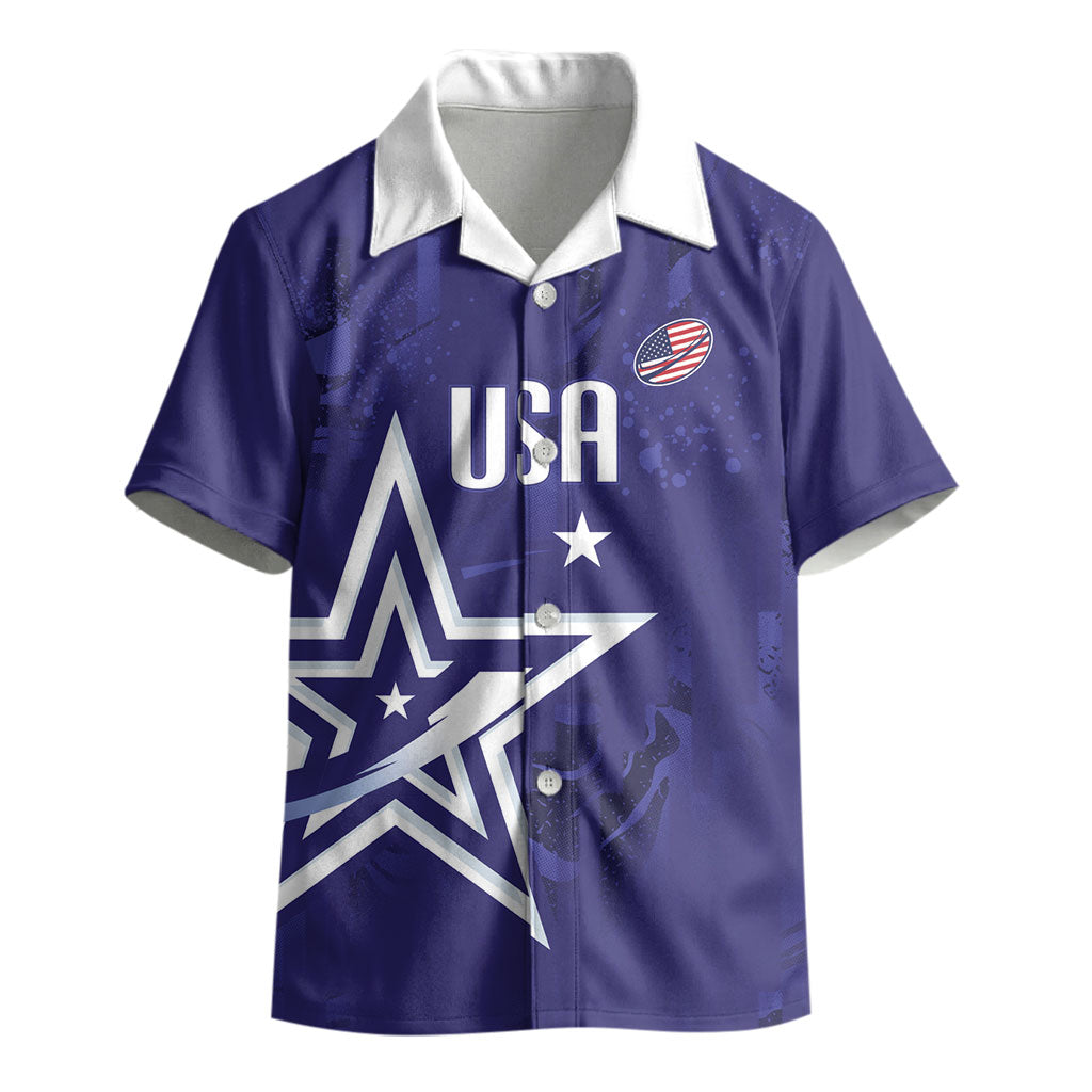 Custom United States Rugby 2026 Kid Hawaiian Shirt Go USA Star Symbol