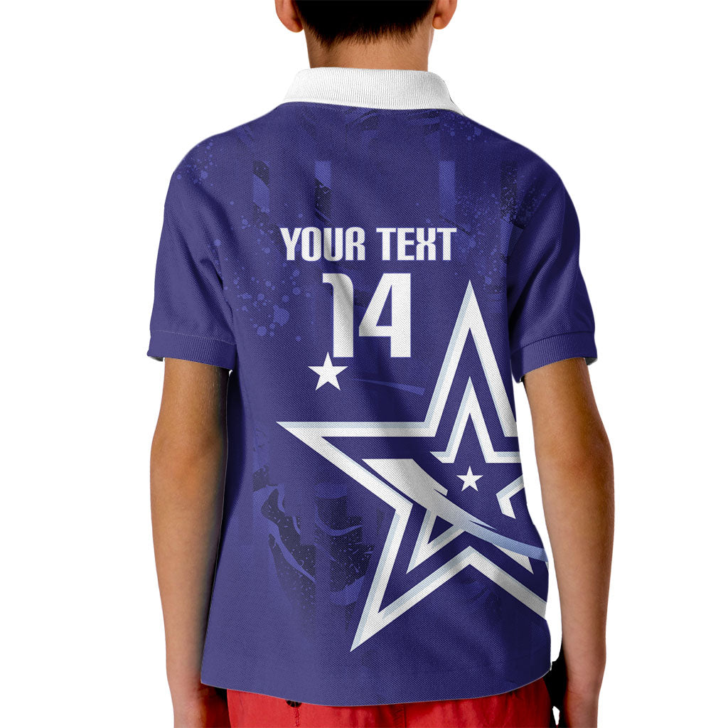Custom United States Rugby 2026 Kid Polo Shirt Go USA Star Symbol