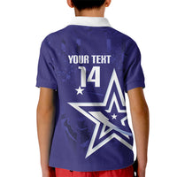 Custom United States Rugby 2026 Kid Polo Shirt Go USA Star Symbol