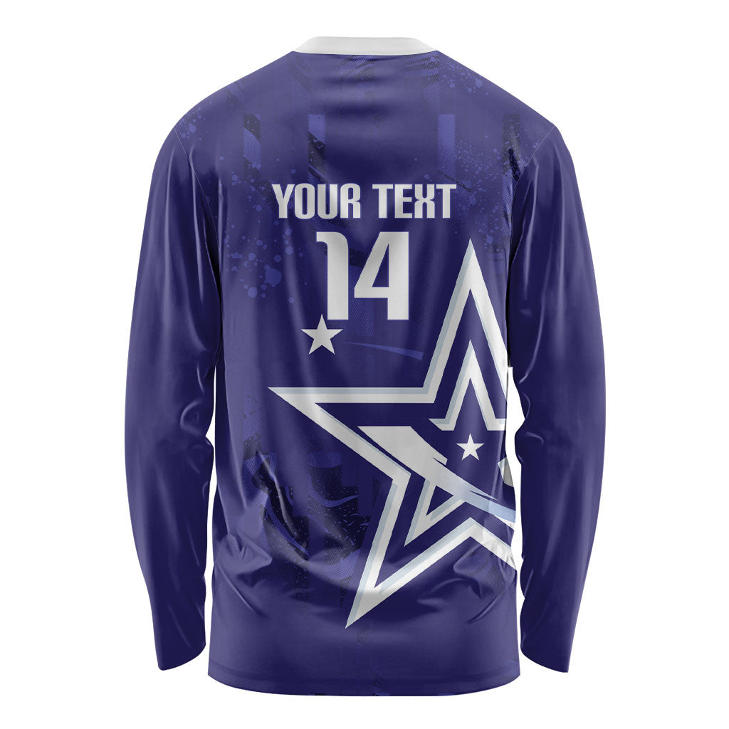 Custom United States Rugby 2026 Long Sleeve Shirt Go USA Star Symbol