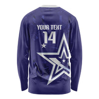 Custom United States Rugby 2026 Long Sleeve Shirt Go USA Star Symbol