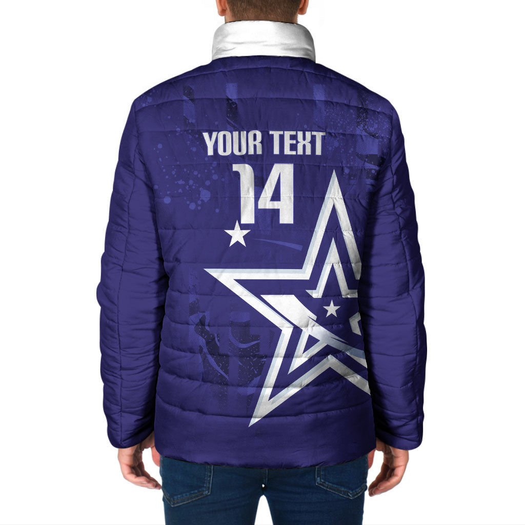 Custom United States Rugby 2026 Padded Jacket Go USA Star Symbol