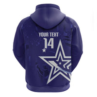 Custom United States Rugby 2026 Zip Hoodie Go USA Star Symbol