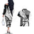 Fiji Rugby Couples Matching Off The Shoulder Long Sleeve Dress and Hawaiian Shirt World Cup 2023 Go Champions Fijian Tapa Black Version - Wonder Print Shop