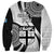 Fiji Rugby Sweatshirt World Cup 2023 Go Champions Fijian Tapa Black Version - Wonder Print Shop