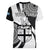 Custom Fiji Rugby Women V Neck T Shirt World Cup 2023 Go Champions Fijian Tapa Black Version - Wonder Print Shop