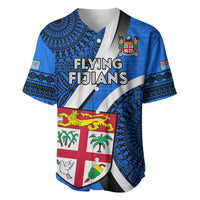 Fiji Rugby Baseball Jersey World Cup 2023 Go Champions Fijian Tapa Blue Version - Wonder Print Shop