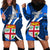Fiji Rugby Hoodie Dress World Cup 2023 Go Champions Fijian Tapa Blue Version - Wonder Print Shop