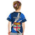 Fiji Rugby Kid T Shirt World Cup 2023 Go Champions Fijian Tapa Blue Version - Wonder Print Shop