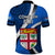 Fiji Rugby Polo Shirt World Cup 2023 Go Champions Fijian Tapa Blue Version - Wonder Print Shop