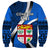 Fiji Rugby Sweatshirt World Cup 2023 Go Champions Fijian Tapa Blue Version - Wonder Print Shop