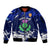 Scotland Rugby Sleeve Zip Bomber Jacket World Cup 2023 Go Scottish Thistle Grunge Style - Wonder Print Shop