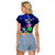 Custom Scotland Rugby Raglan Cropped T Shirt World Cup 2023 Go Scottish Thistle Grunge Style - Wonder Print Shop