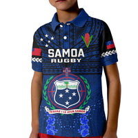 Samoa Rugby Kid Polo Shirt World Cup 2023 Go Champions Manu Samoa - Wonder Print Shop