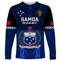 Samoa Rugby Long Sleeve Shirt World Cup 2023 Go Champions Manu Samoa - Wonder Print Shop