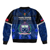 Samoa Rugby Sleeve Zip Bomber Jacket World Cup 2023 Go Champions Manu Samoa - Wonder Print Shop