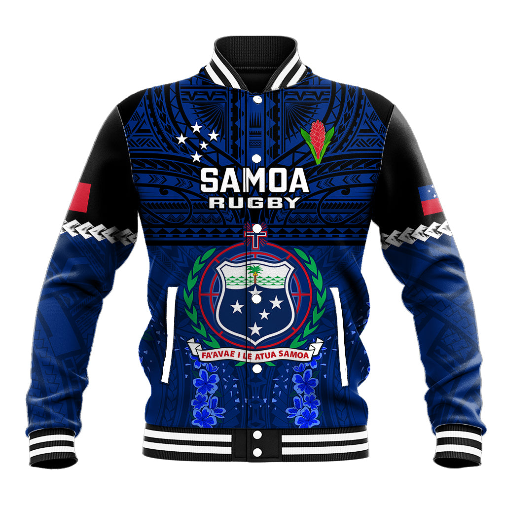 Custom Samoa Rugby Baseball Jacket World Cup 2023 Go Champions Manu Samoa - Wonder Print Shop