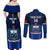 Custom Samoa Rugby Couples Matching Off Shoulder Maxi Dress and Long Sleeve Button Shirts World Cup 2023 Go Champions Manu Samoa - Wonder Print Shop