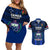 Custom Samoa Rugby Couples Matching Off Shoulder Short Dress and Hawaiian Shirt World Cup 2023 Go Champions Manu Samoa - Wonder Print Shop