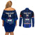 Custom Samoa Rugby Couples Matching Off Shoulder Short Dress and Long Sleeve Button Shirts World Cup 2023 Go Champions Manu Samoa - Wonder Print Shop