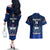 Custom Samoa Rugby Couples Matching Off The Shoulder Long Sleeve Dress and Hawaiian Shirt World Cup 2023 Go Champions Manu Samoa - Wonder Print Shop