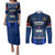Custom Samoa Rugby Couples Matching Puletasi Dress and Long Sleeve Button Shirts World Cup 2023 Go Champions Manu Samoa - Wonder Print Shop
