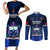 Custom Samoa Rugby Couples Matching Short Sleeve Bodycon Dress and Long Sleeve Button Shirts World Cup 2023 Go Champions Manu Samoa - Wonder Print Shop